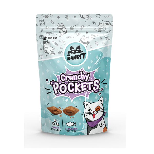 Mr. Bandit Crunchy Pockets ორაგულით 40g