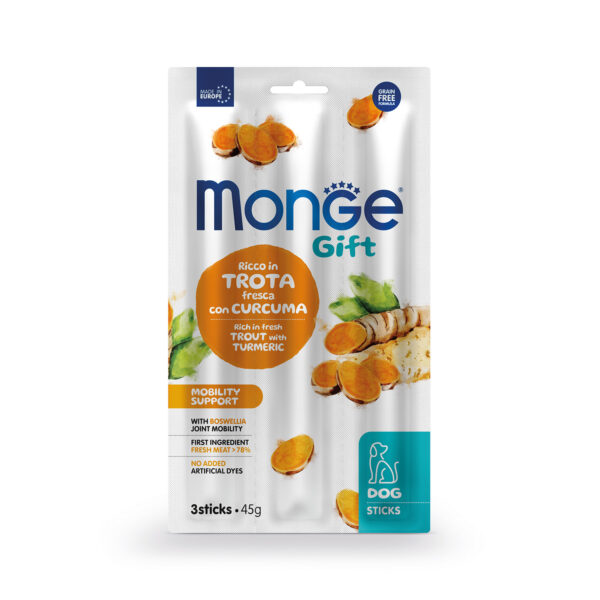 MONGE Gift Mobility Support Trout & Curcuma 45g
