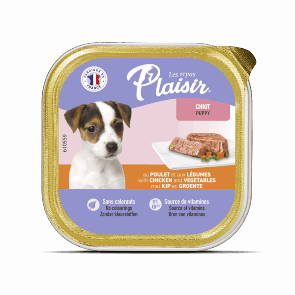 Plaisir Puppy With Chicken & Vegetables 300g