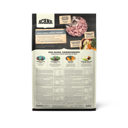 ACANA Adult Small Breed Recipe Back 6kg EMEA APAC