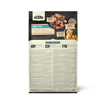 ACANA Classics Wild Coast Recipe Back 9